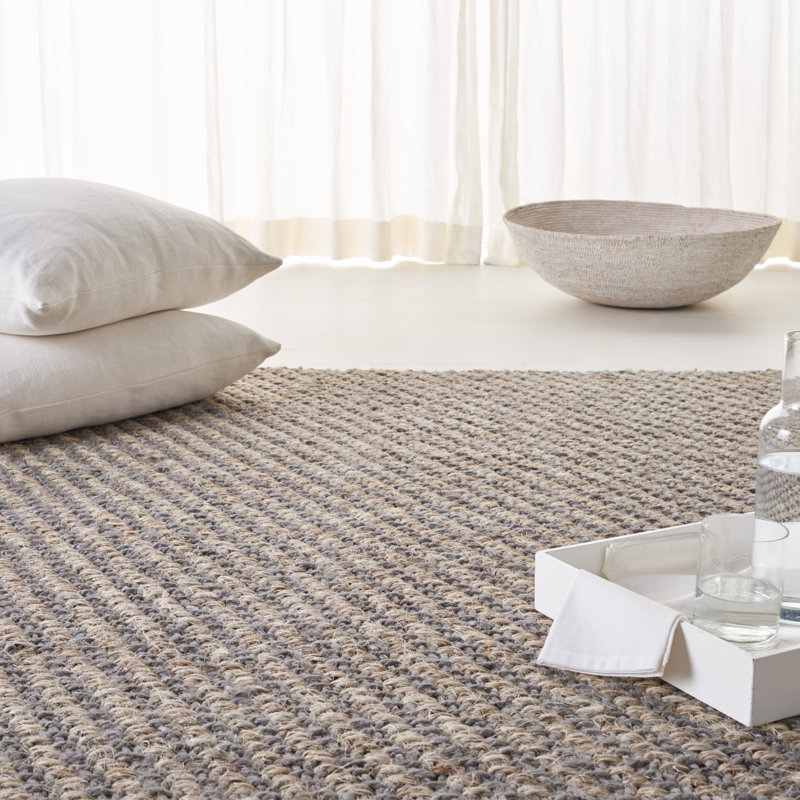 Tapis en jute et sisal tissé à la main Lauren Ralph Lauren en brun clair / gris, Rectangulaire 3 pi x 5 pi