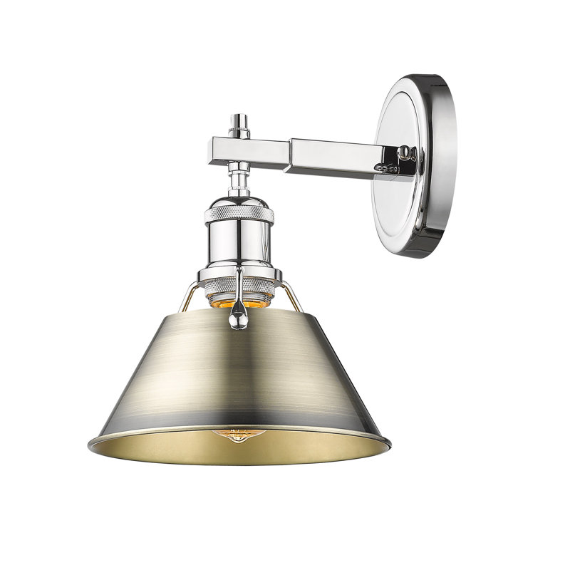 Felda Vanity Light, Chrome, Aged Brass