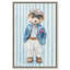 Ours en peluche Union Jack, reproduction murale encadrée par Art Remedy, cadre noir, 16 x 24-450409700-450409688