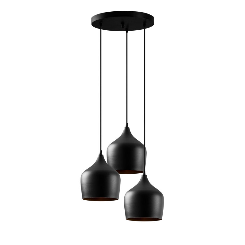 Vivanco 3 - Light Cluster Pendant, Black