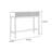 Chinese-style modern simple brown console table