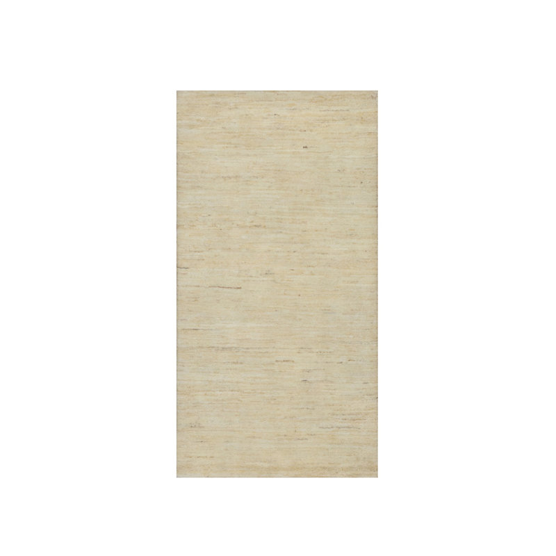 Tapis parchemin blanc 2 pi 4 po x 11 pi 6 po Lorbe Buft Gabbeh