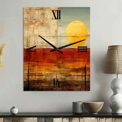 Horloge murale abstraite Nostalgia