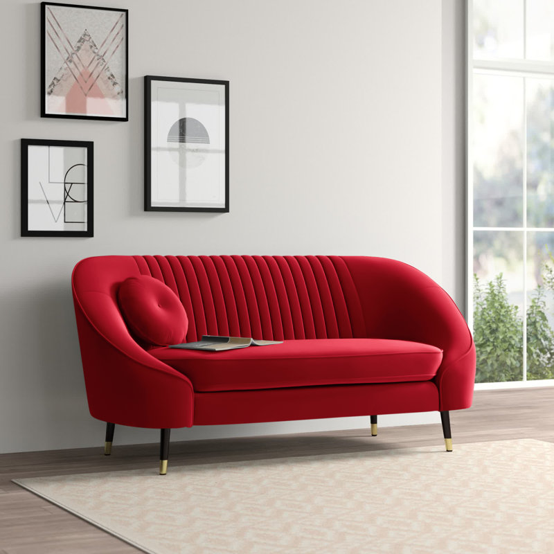 Shyann 2 Seater Sofa, Red
