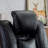 36.22" W Luxurious Faux Leather Power Recliner Home Theater Seating with Adjustable Headrest & Cup Holder Ambient Light Strap-1431568827