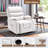 Power Lift Recliner Chair with Massage and Heat for Elderly, with 2 Cup Holders-1296265567