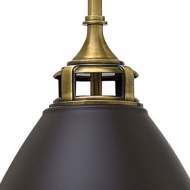 Amelia 1 Light Mini Pendant, Buckeye Bronze