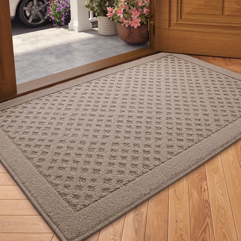 Non-Slip Indoor Doormat, 32" W x 48" L, Brown