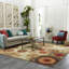 Tapis beige à motif floral Niamalika-2040009548