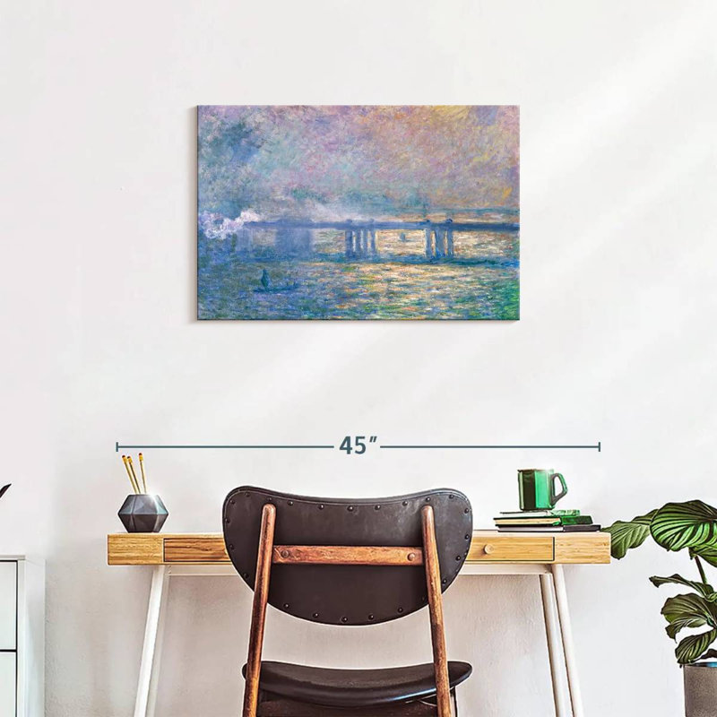 Sireci Charing Cross Bridge 1903, 20" H x 30" W