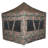 Hunting Blind Instant Pop Up Tent 10ft x 10ft Steel Frame with Guy Ropes and Stakes