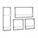 Brooksville 4 Piece Accent Shelf