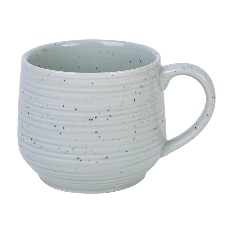Sango Siterra Artist's Blend 17 Oz. Stoneware Mug Set - Rustic Design, Assorted
