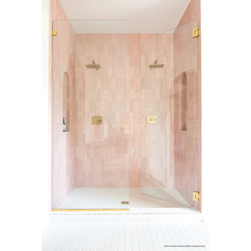 Cloe Ceramic Tile, Pink