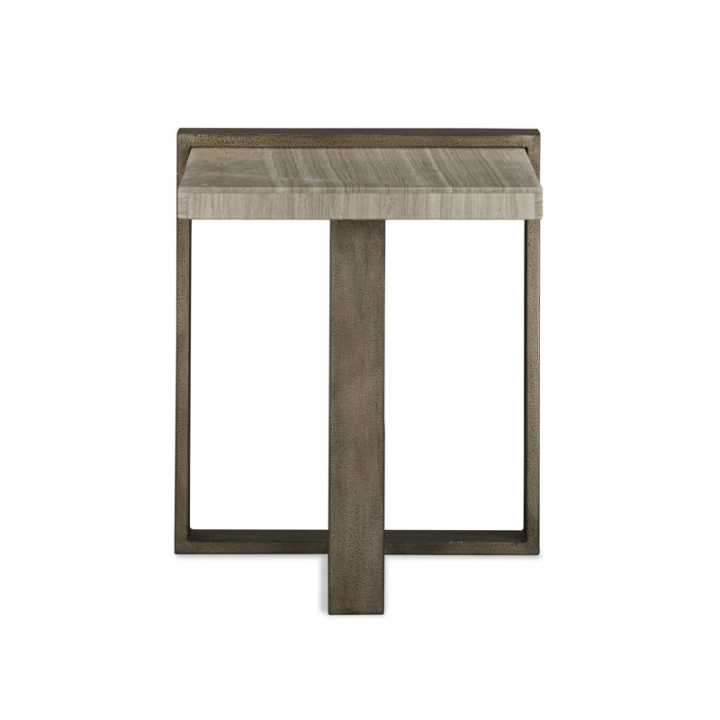 Munoz Marble Top End Table
