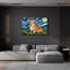 «Pembroke Welsh Corgi Starry Night» par Rich Monet, art mural en verre acrylique, 36 po x 24 po-910484533