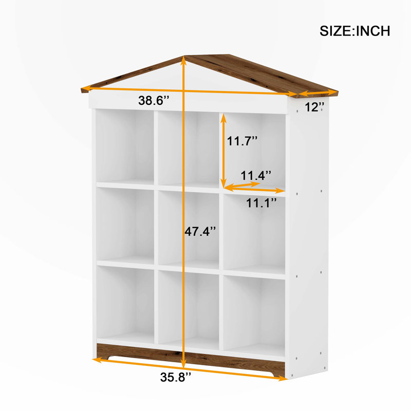 Commode, Blanc / Brun