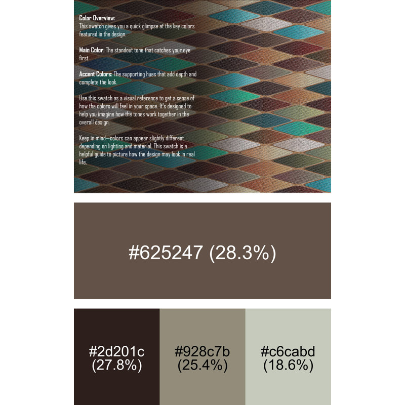 Rainer Geometric Indoor Rug, Rectangle 4' x 6'