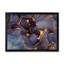 Mauve et or, abstrait fluide de luxe - peinture sur toile-67325973-67325978