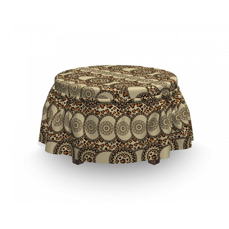 Box Cushion Ottoman Slipcover