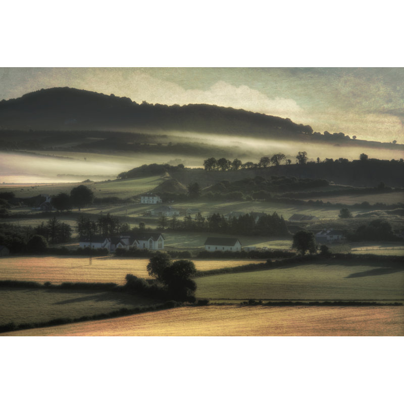 Morning Fog Ireland - Wrapped Canvas Print, 81cm H x 122cm W