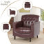 80 Cm Wide Tufted Armchair-1398377619