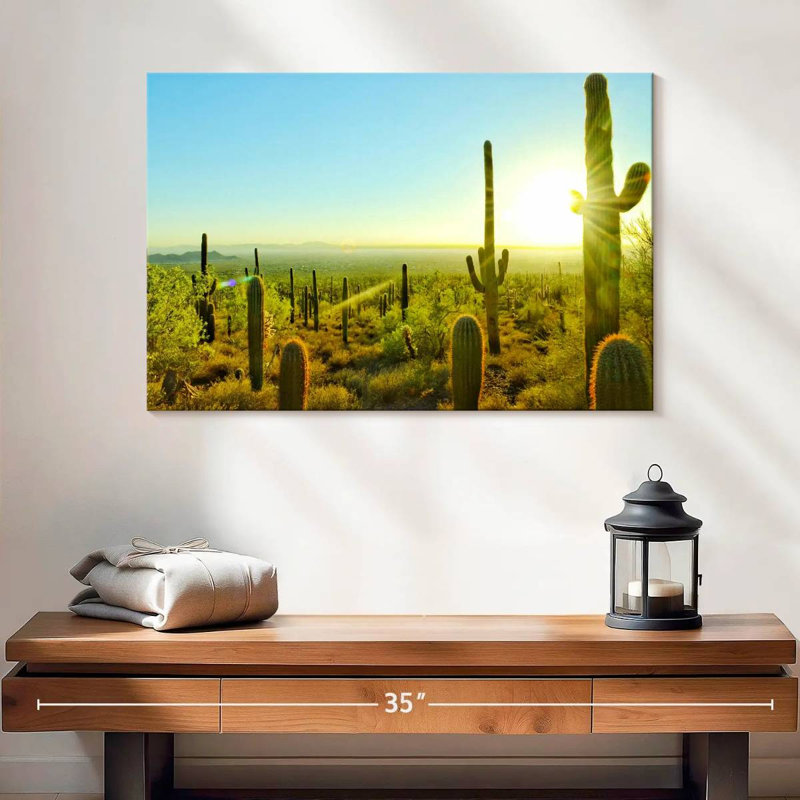 Cactus Harnek Sunny Arizona, H 16 po x l 24 po