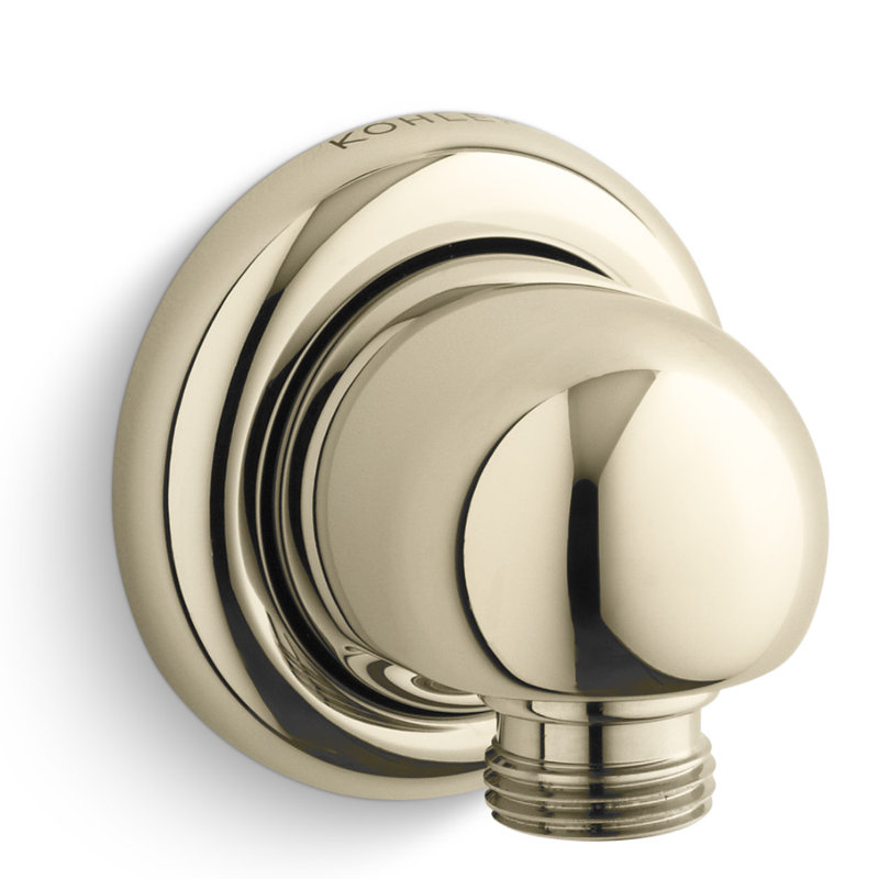 Coude d’alimentation murale Mastershower, Or éclatant de style français
