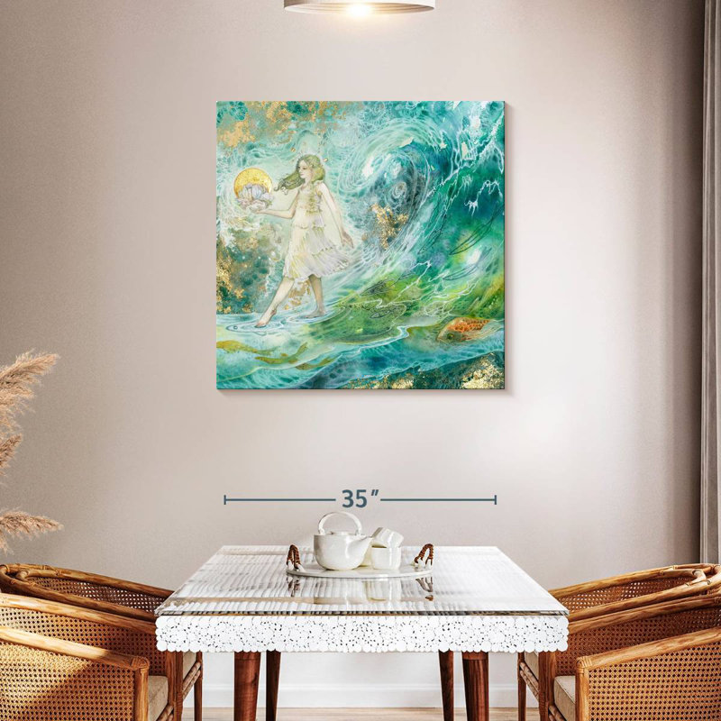 Kelan Wave Walker, 36" H x 36" W