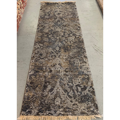 Coffee Brown Runner Oushak 2'4" x 7'5"