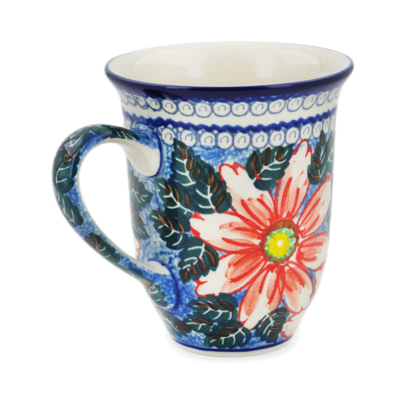 Handmade Stoneware Porcelain Coffee Mug Teacup and Saucer