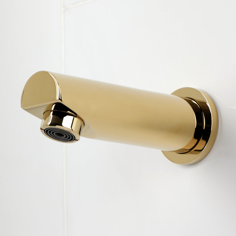 Robinet de baignoire à pression équilibrée à poignée simple Kingston Brass Concord, Laiton poli