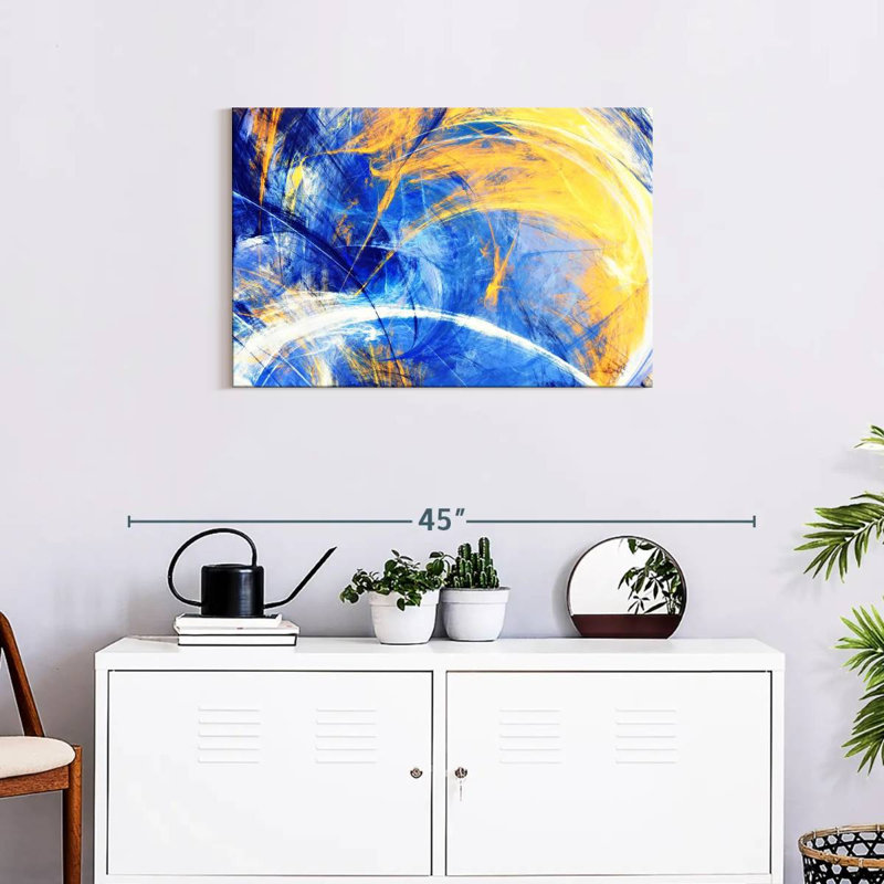Avery Sunny Abstract Texture, 20" H x 30" W
