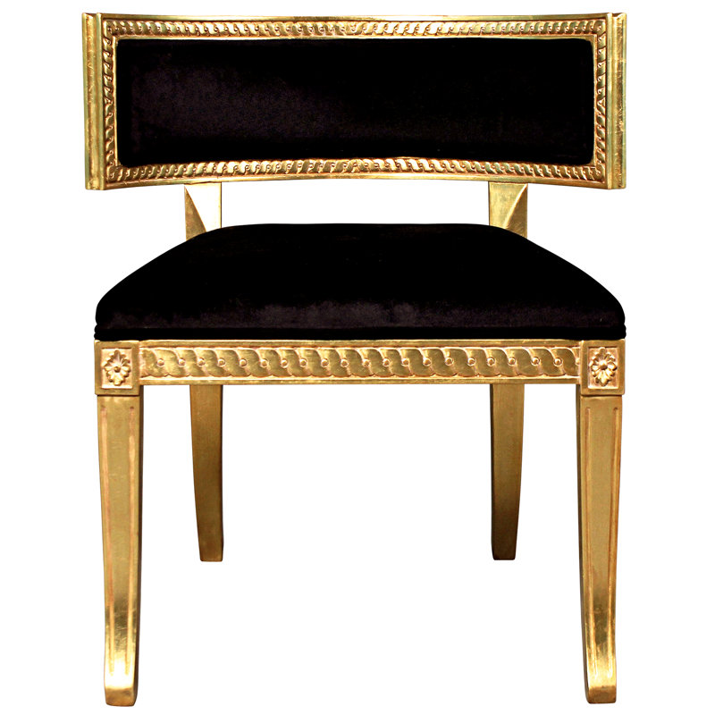 Mavro Klismos Side Chair