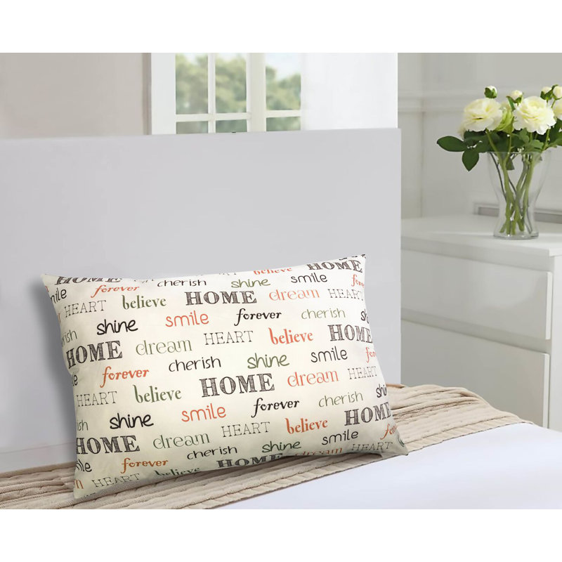 Coussin Stapp Inspire, Ivoire, 18 po x 18 po, Carré