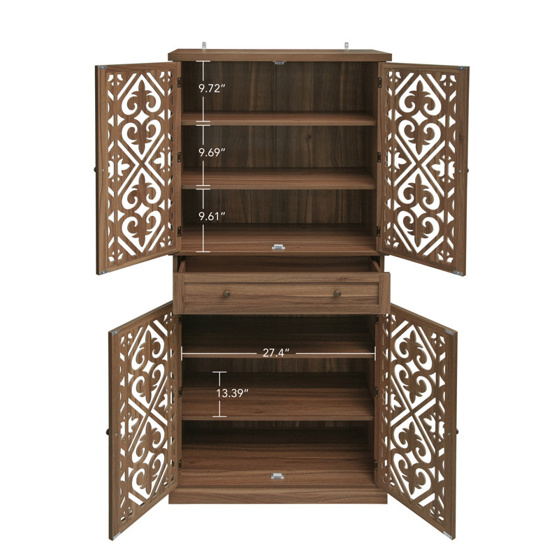 Armoire de rangement à 6 tablettes de 30 po de largeur