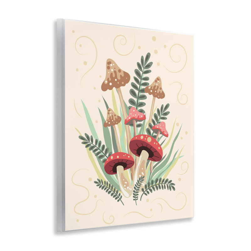 Art mural sur champignon et tourbillon par Diane Labombarbe