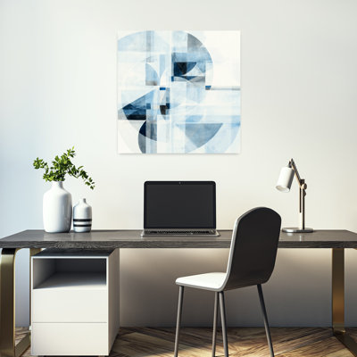Echo In Blue I by Hazel J - Wrapped Canvas Print