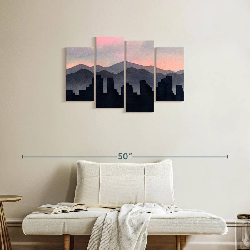 Horizon abstrait de Sireci, H 22 po x l 36 po