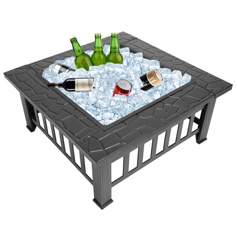 Square Steel Smokeless Fire Pit