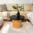 Solid Wood Coffee Table Round
