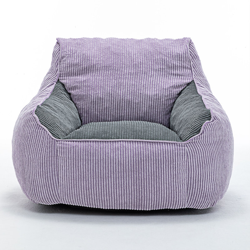 Fauteuil à billes, Gris / Mauve