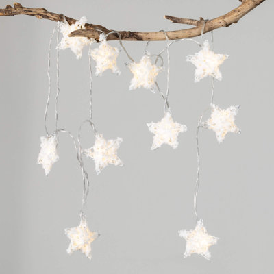 Guirlande fantaisie 6 pi avec lumières DEL claires / blanches