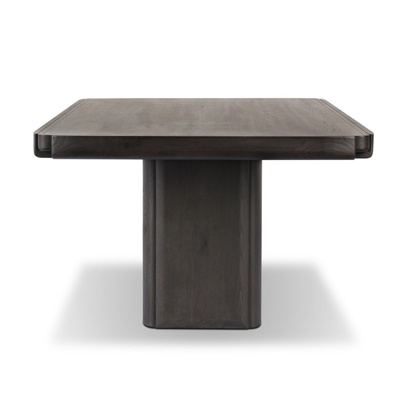 Hurley Rectangle Oak Double Pedestal Dining Table, 30" H x 96" W x 46" D