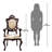 Toulon French Rococo Side Armchair