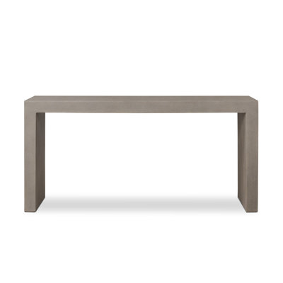 Parish Outdoor Console Table-Grey Concrete