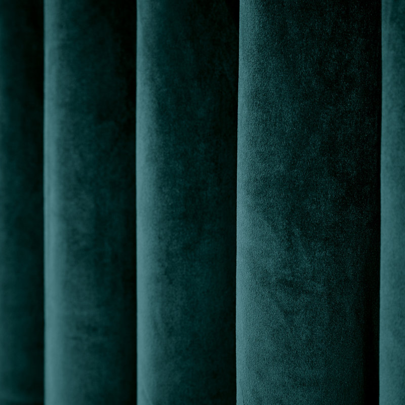 Escala Eyelet Room Darkening Curtains, Width 167 x Drop 228 cm, Teal