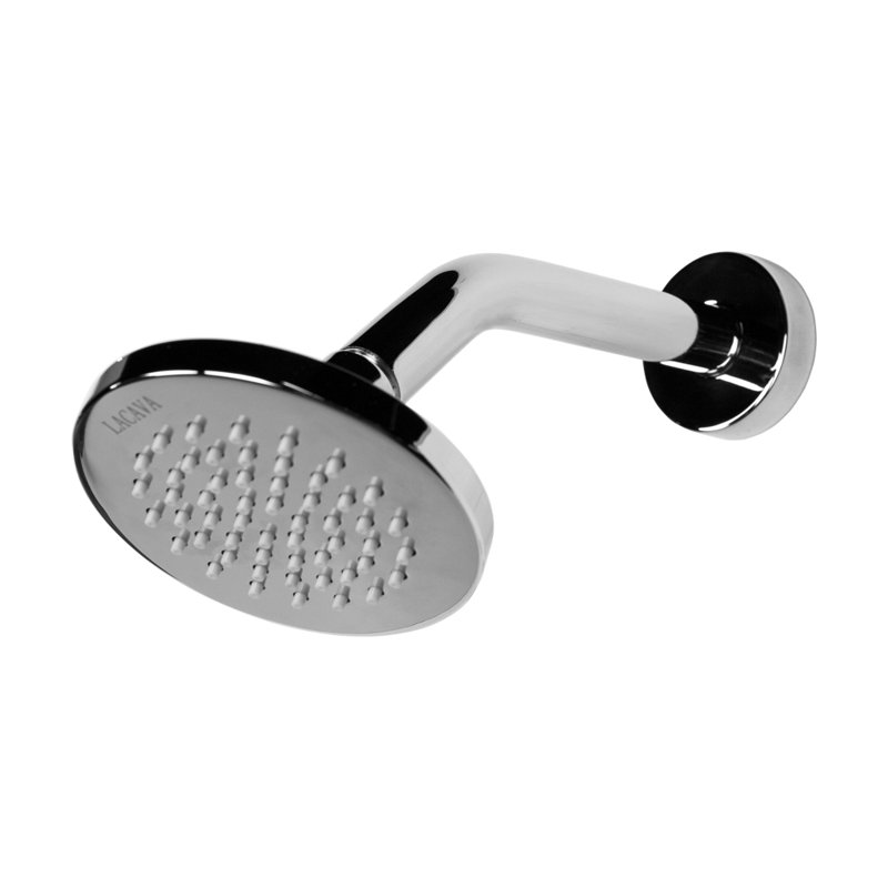 Minimal Rain Shower Head, Polished Chrome