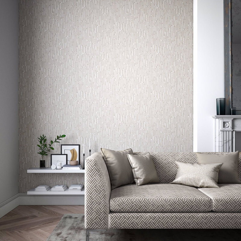 Series 10.05m x 52cm Wallpaper Roll, Oyster