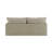 Linen Sofa W/2 Toss Pillows